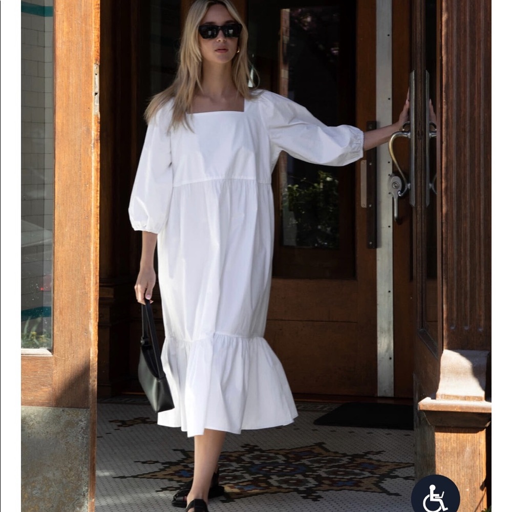 Oak + Fort White Dress